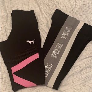 Pink Victoria Secret Leggings Bundle